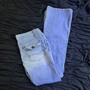 SO So Wear It Declare It Light Blue Denim Jeans vintage